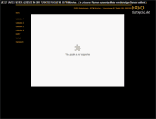 Tablet Screenshot of farogold.de
